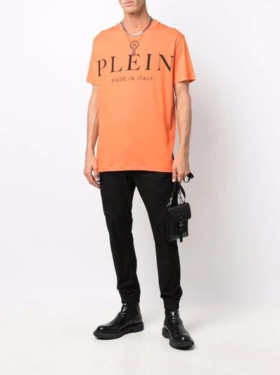 PHILIPP PLEIN logo print T-shirt outlook