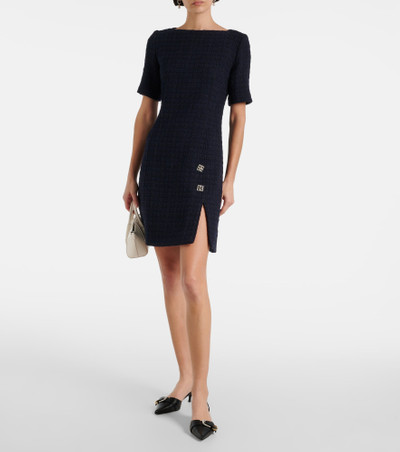 Givenchy 4G Liquid wool-blend tweed minidress outlook