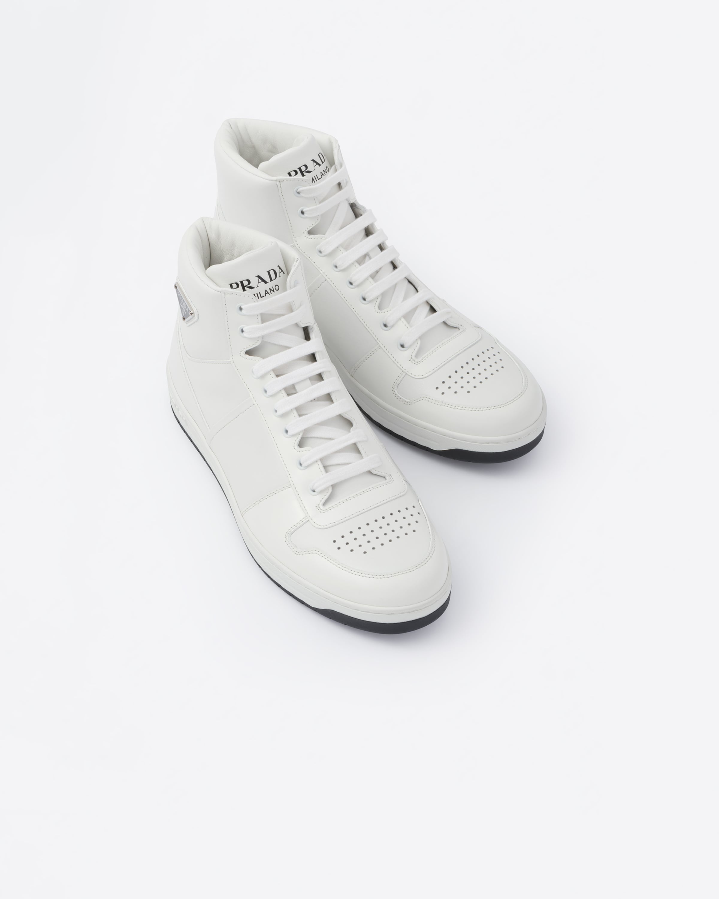Downtown leather high-top sneakers - 4
