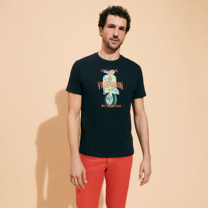 Men Linen Jeans Drill 5-Pockets Solid 9