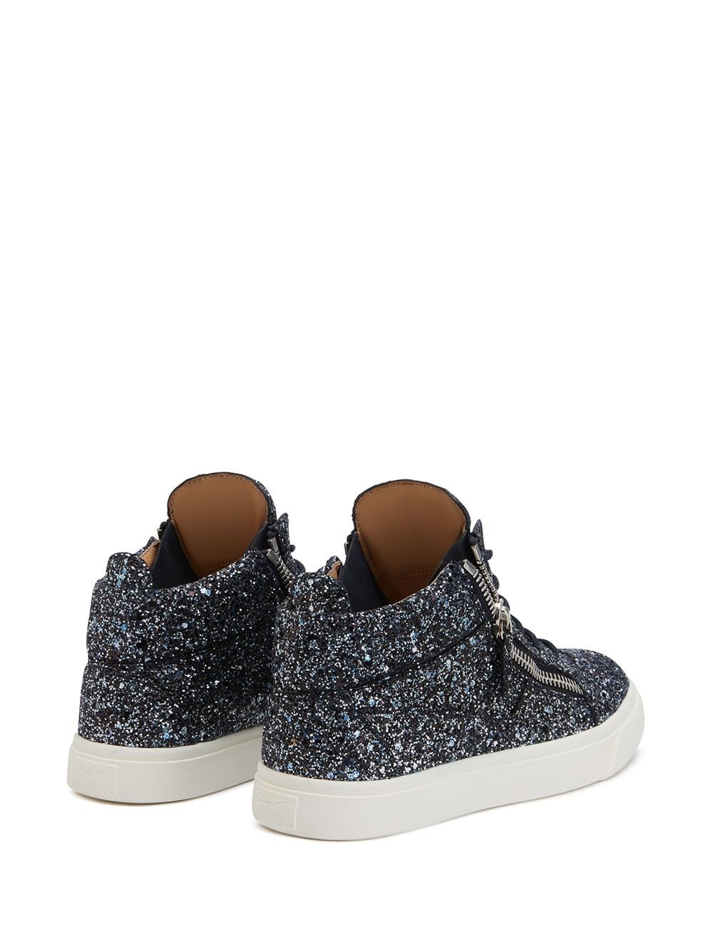 Kriss high-top glitter sneakers - 3