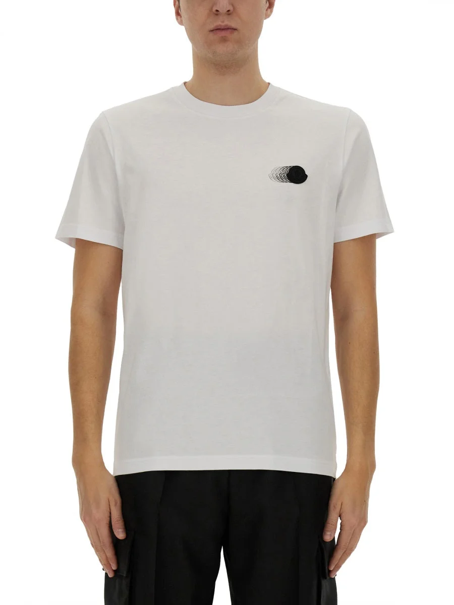 Moncler Men Logo Print T-Shirt - 1