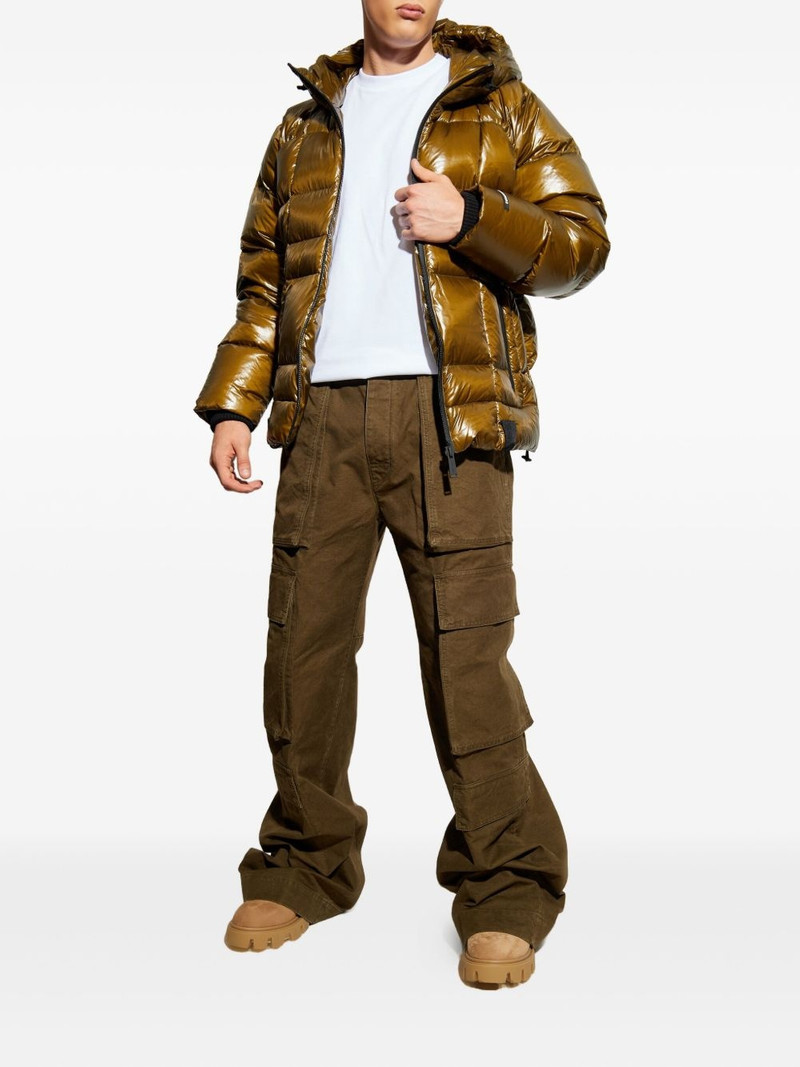 DSQUARED2 logo-patch bomber jacket outlook