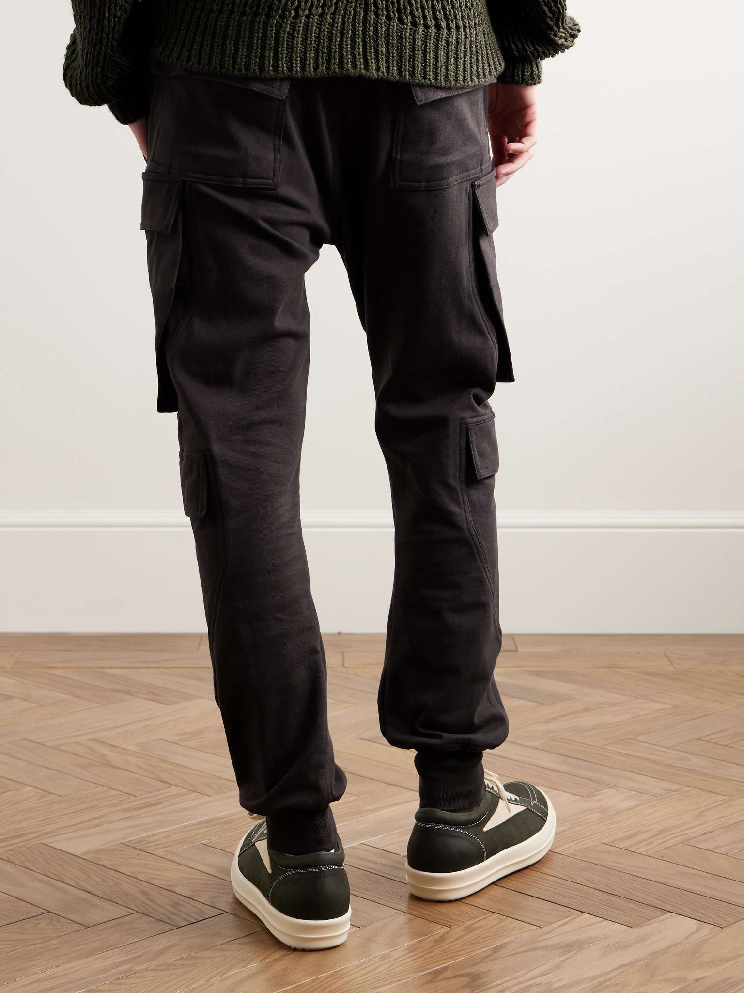 Mastodon Megacargo Tapered Cotton-Jersey Drawstring Trousers - 3