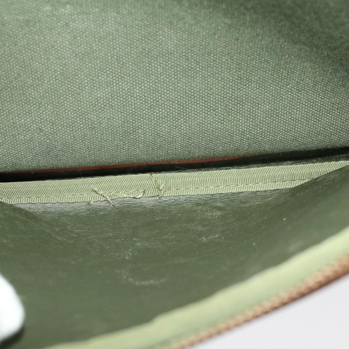 Burberry Shoulder Bag Canvas Khaki - 12