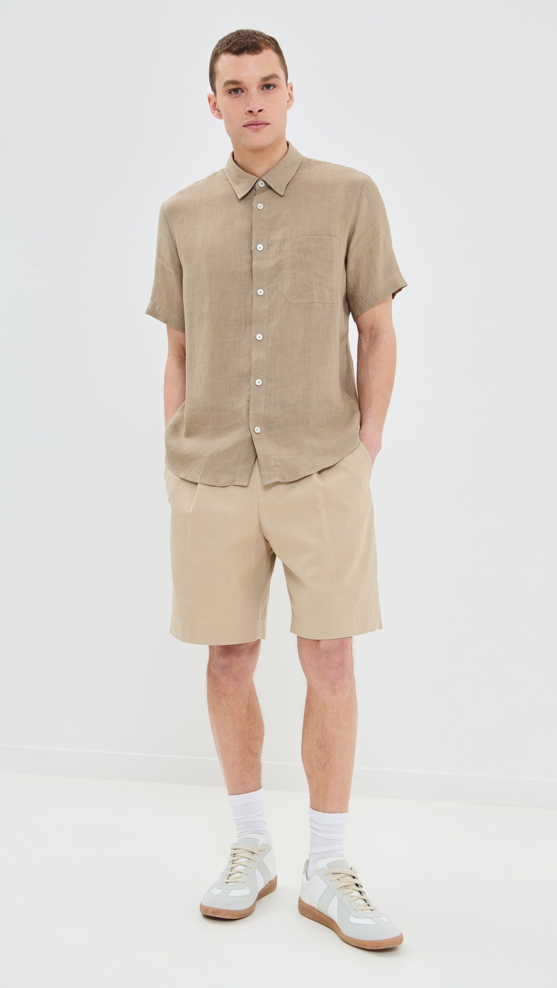 Crew Pleated Shorts 8" - 4