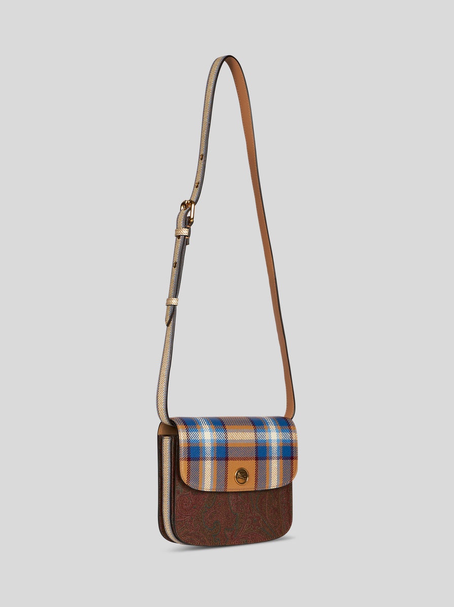 SMALL ETRO ESSENTIAL BAG WITH TARTAN PRINT - 5