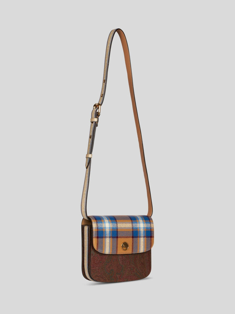 SMALL ETRO ESSENTIAL BAG WITH TARTAN PRINT 5