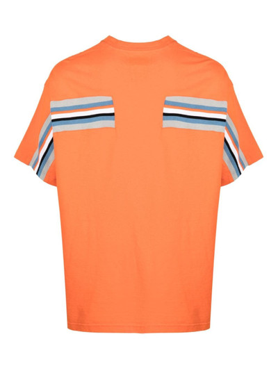FACETASM stripe-detail cotton T-shirt outlook