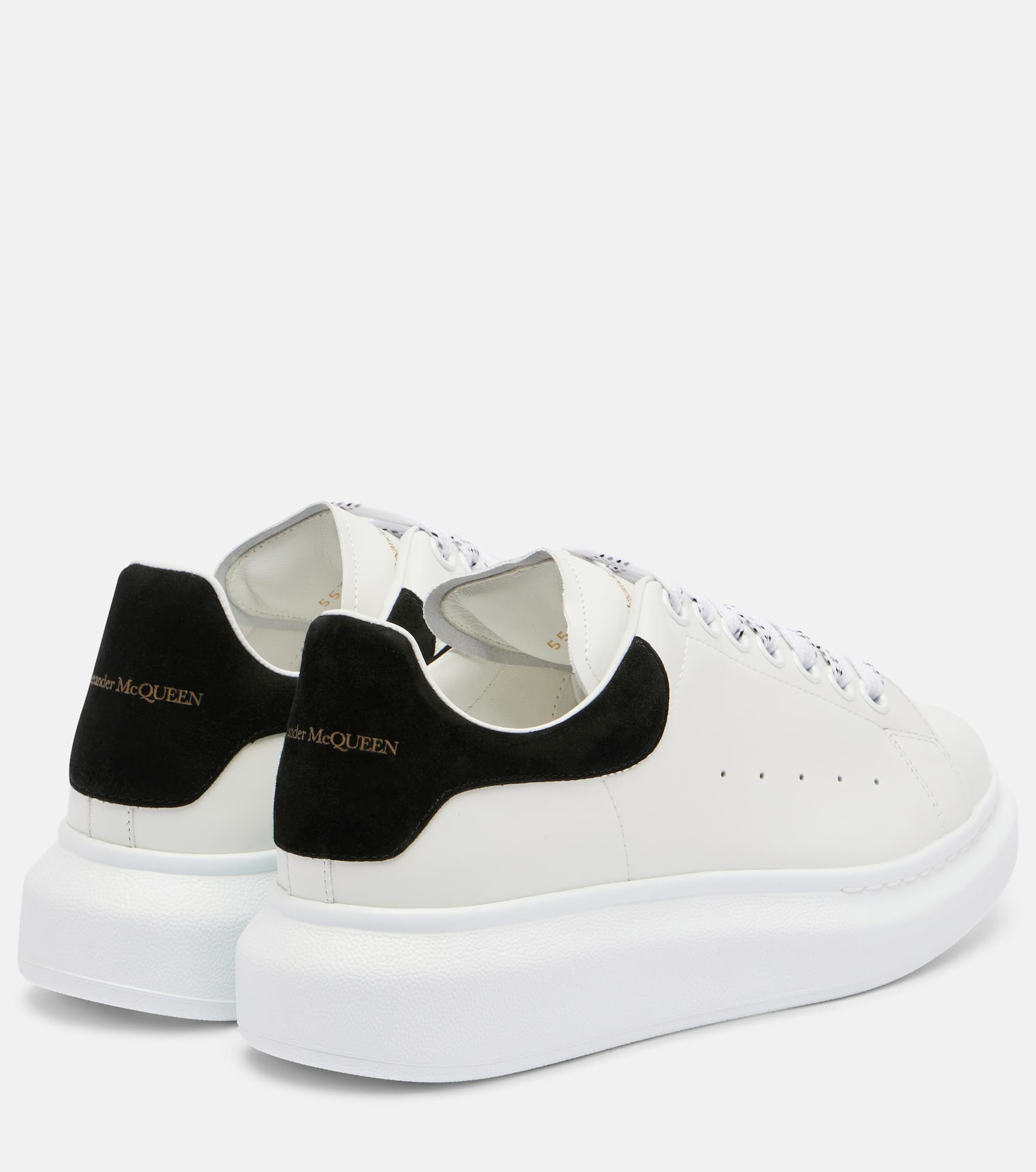 Oversized leather sneakers - 3