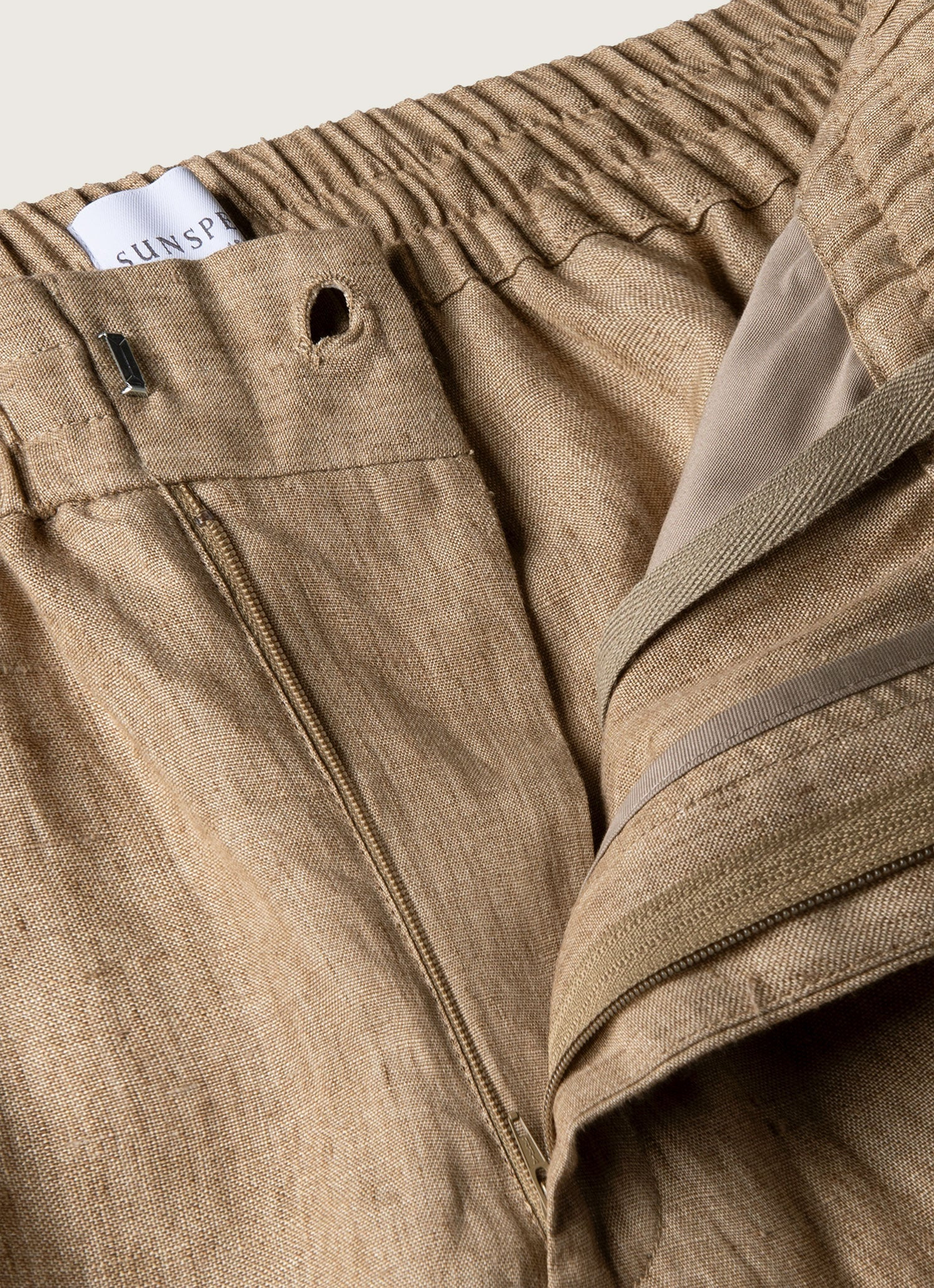 Linen Drawstring Trouser - 4