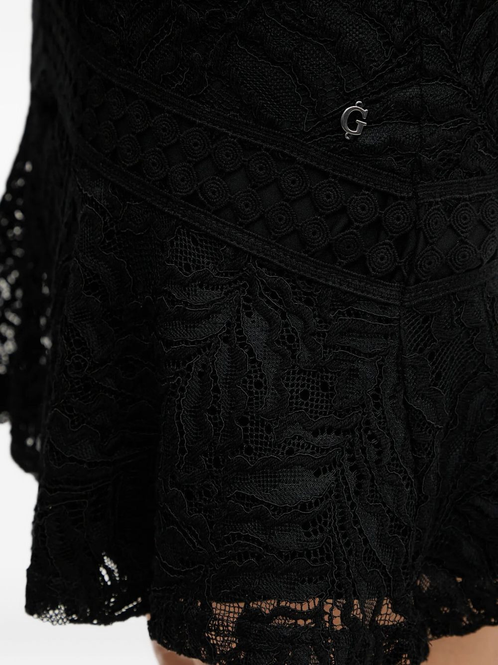 halterneck lace dress - 4