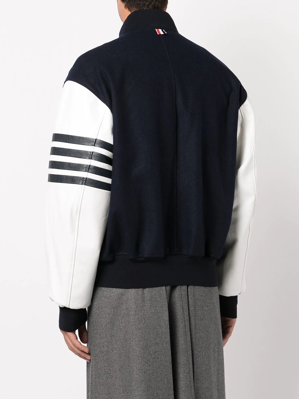 4-Bar stripe bomber jacket - 4