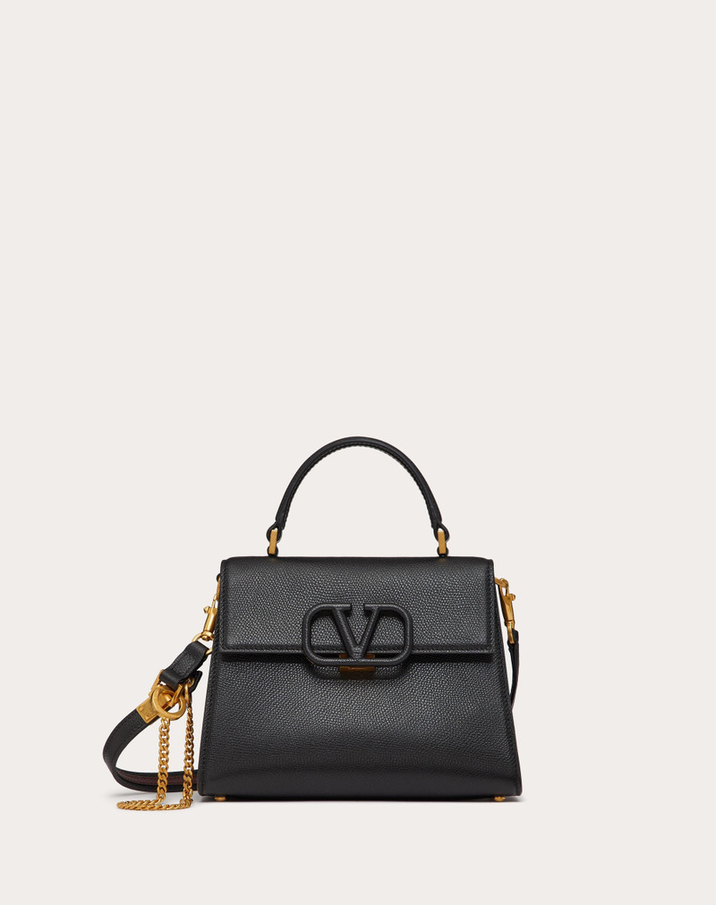 SMALL VSLING GRAINY CALFSKIN HANDBAG - 1