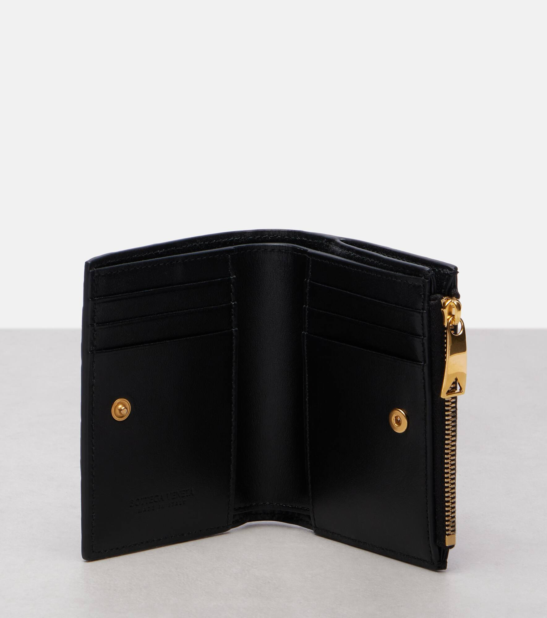 Intrecciato leather bifold wallet - 2