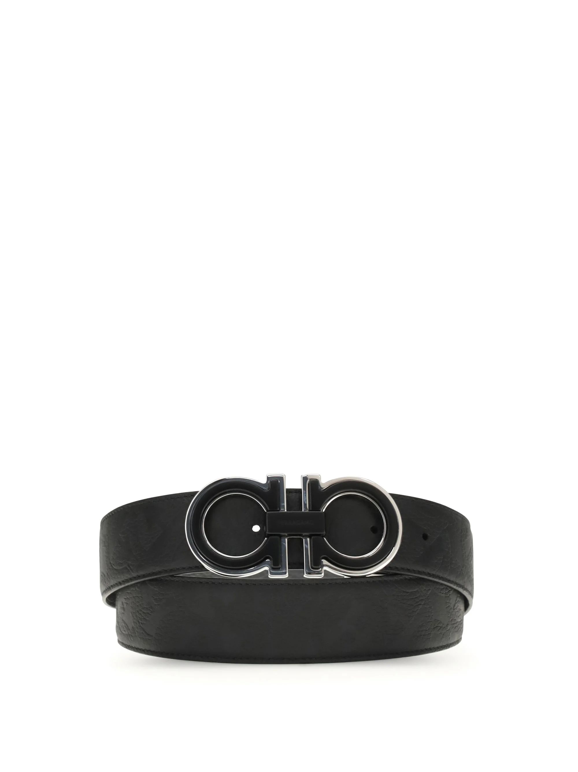 Ferragamo Men Reversible And Adjustable Gancini Belt - 1