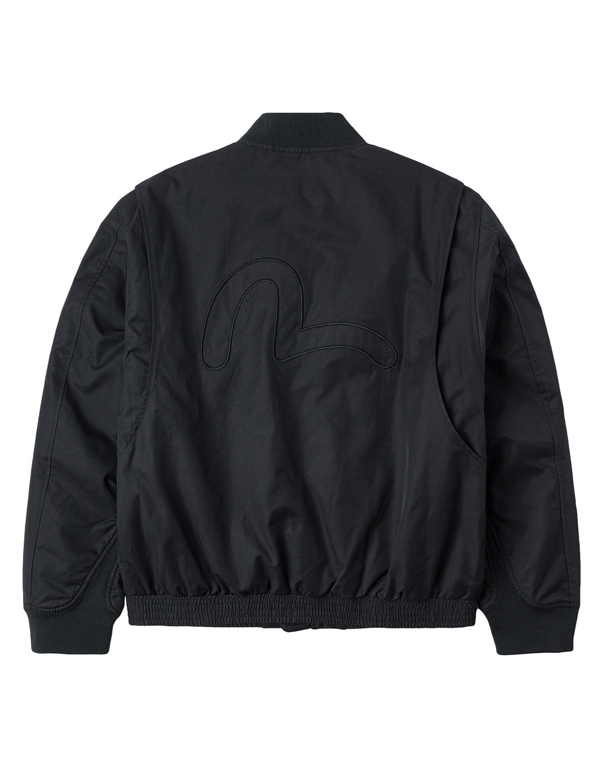 Multi Logo Badges Embroidery Regular Fit Padded Bomber Jacket - 2