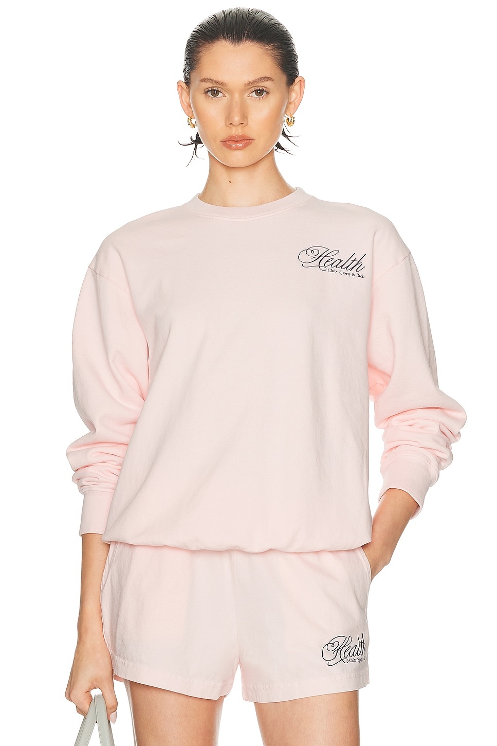 Health Script Crewneck Sweatshirt - 1