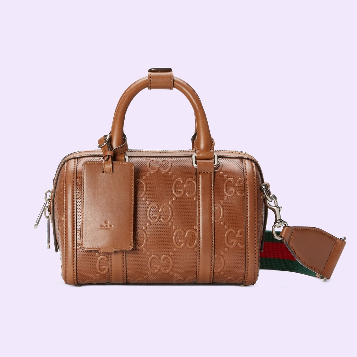 GG embossed mini duffle bag - 1