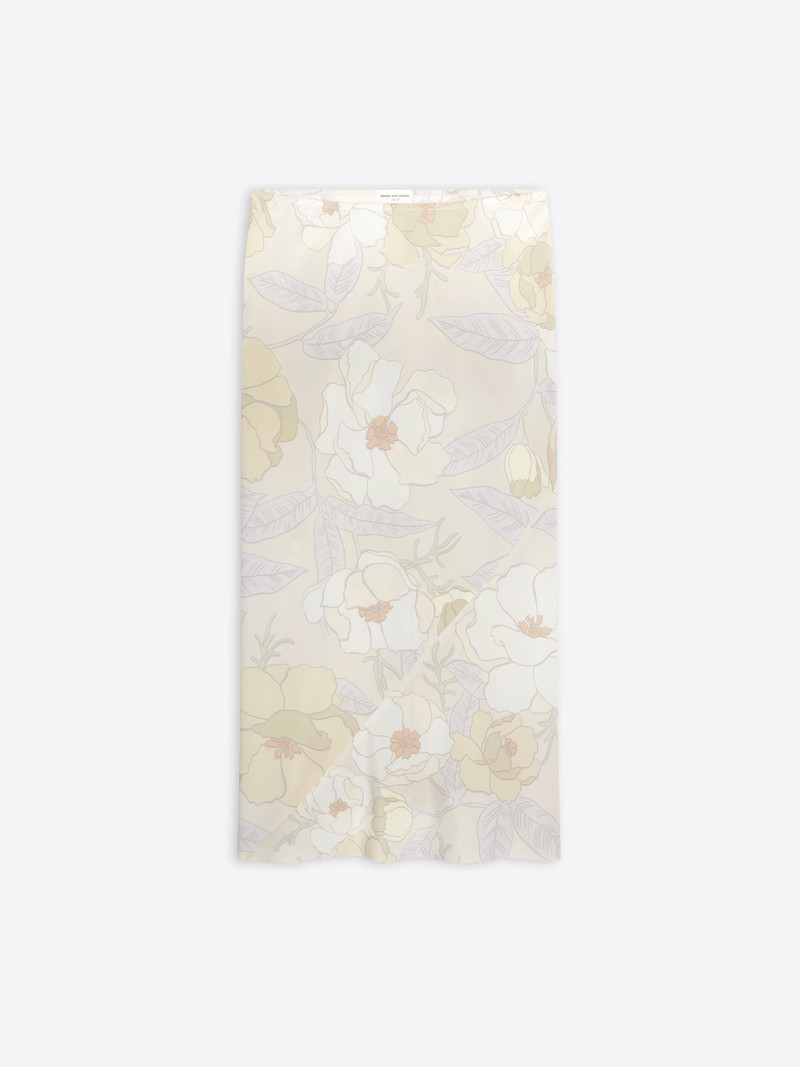 PRINTED SILK SKIRT 1