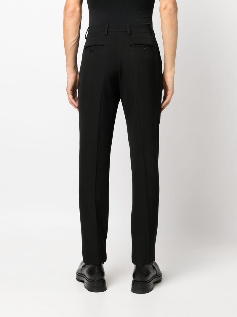 pressed-crease tailored trousers 4