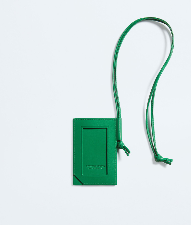 Intrecciato Stamp Badge Holder 3