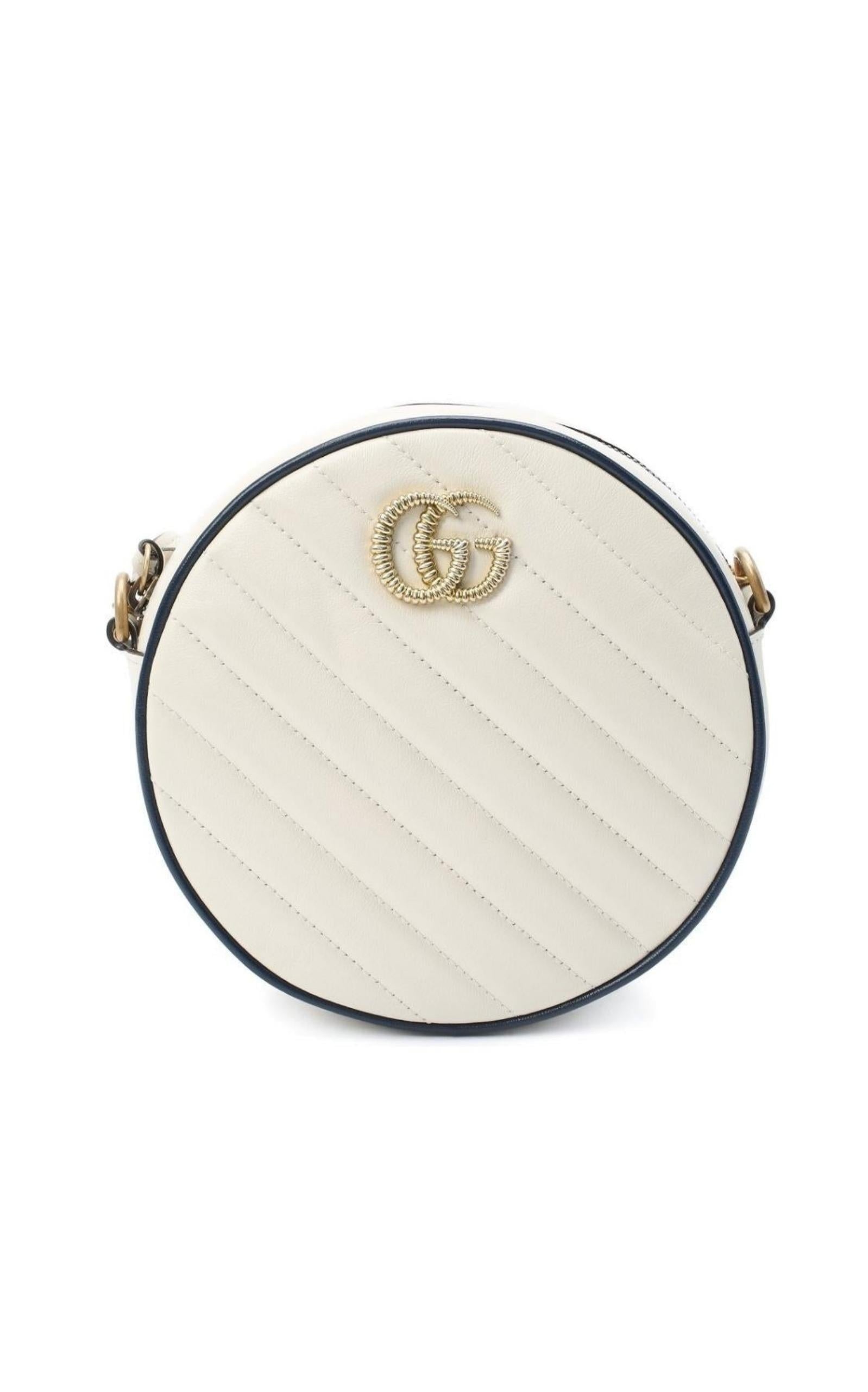 GG Marmont Round Shoulder Bag - 5