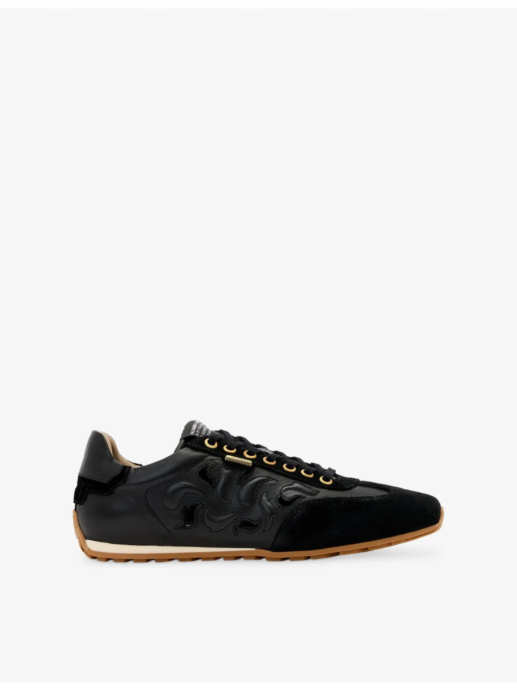 Liam Western Leather Trainers - 1