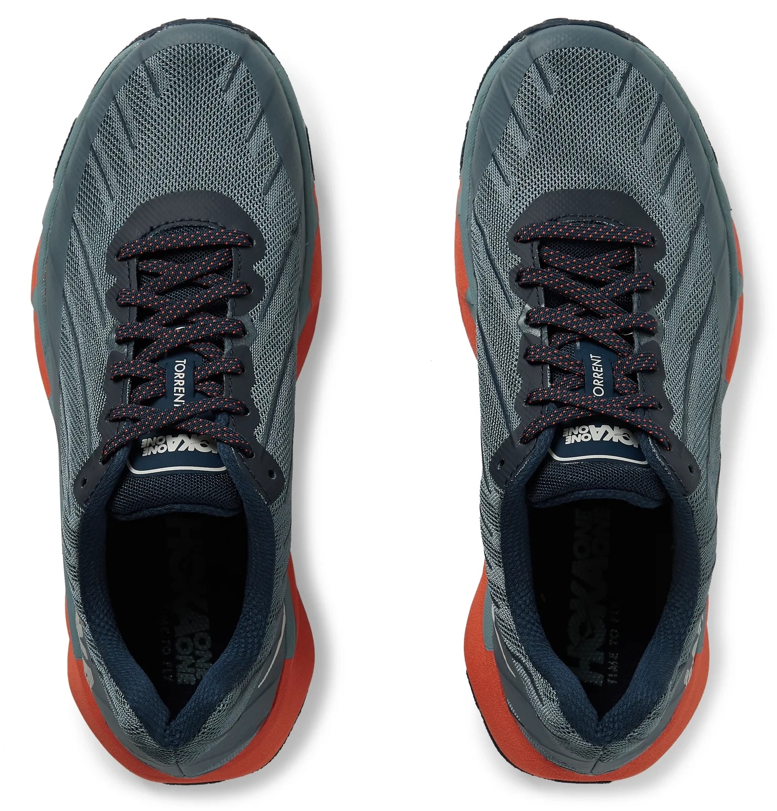 Torrent Rubber-Trimmed Mesh Trail Running Sneakers - 8