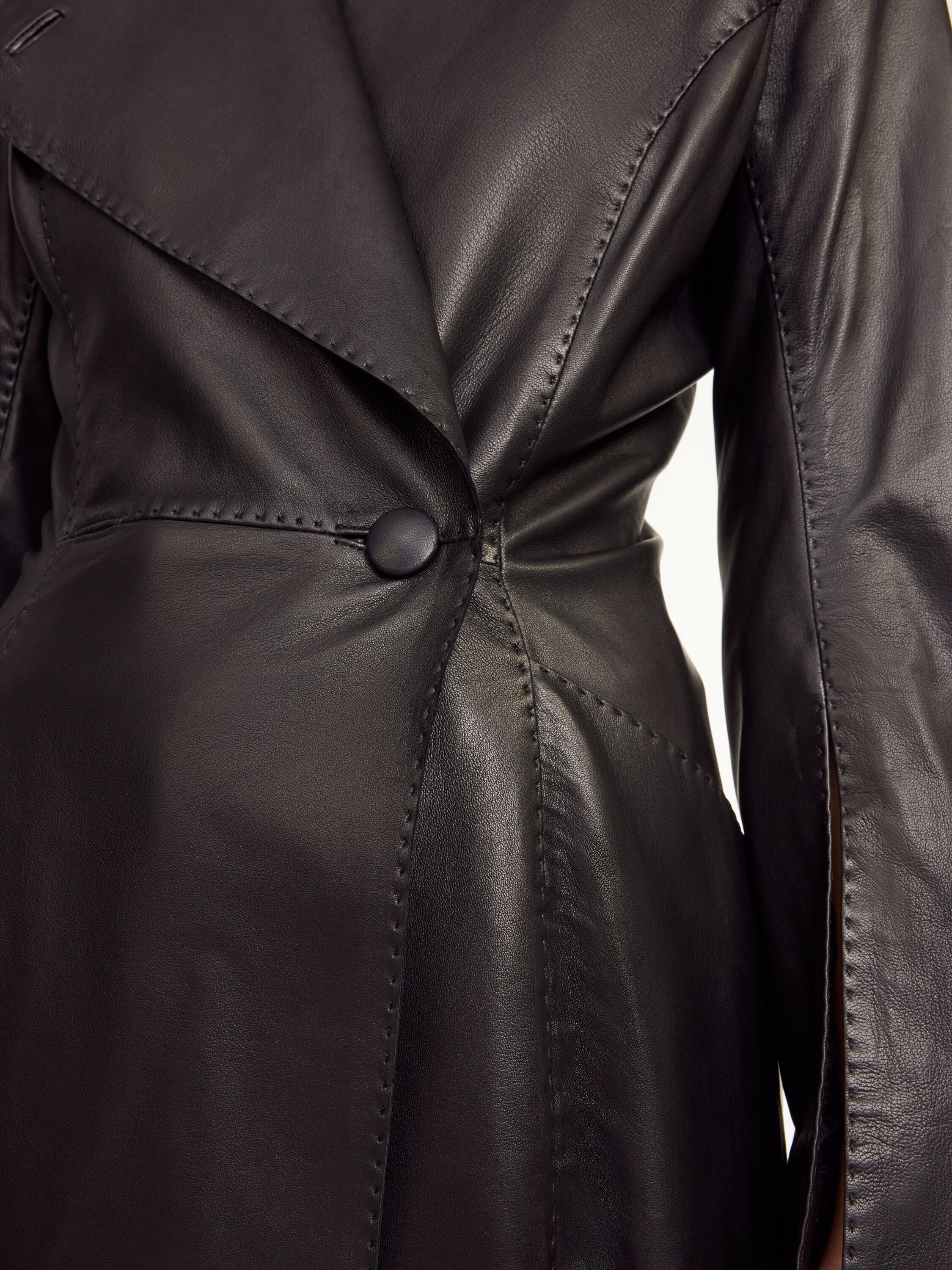 Sirrena leather coat - 4