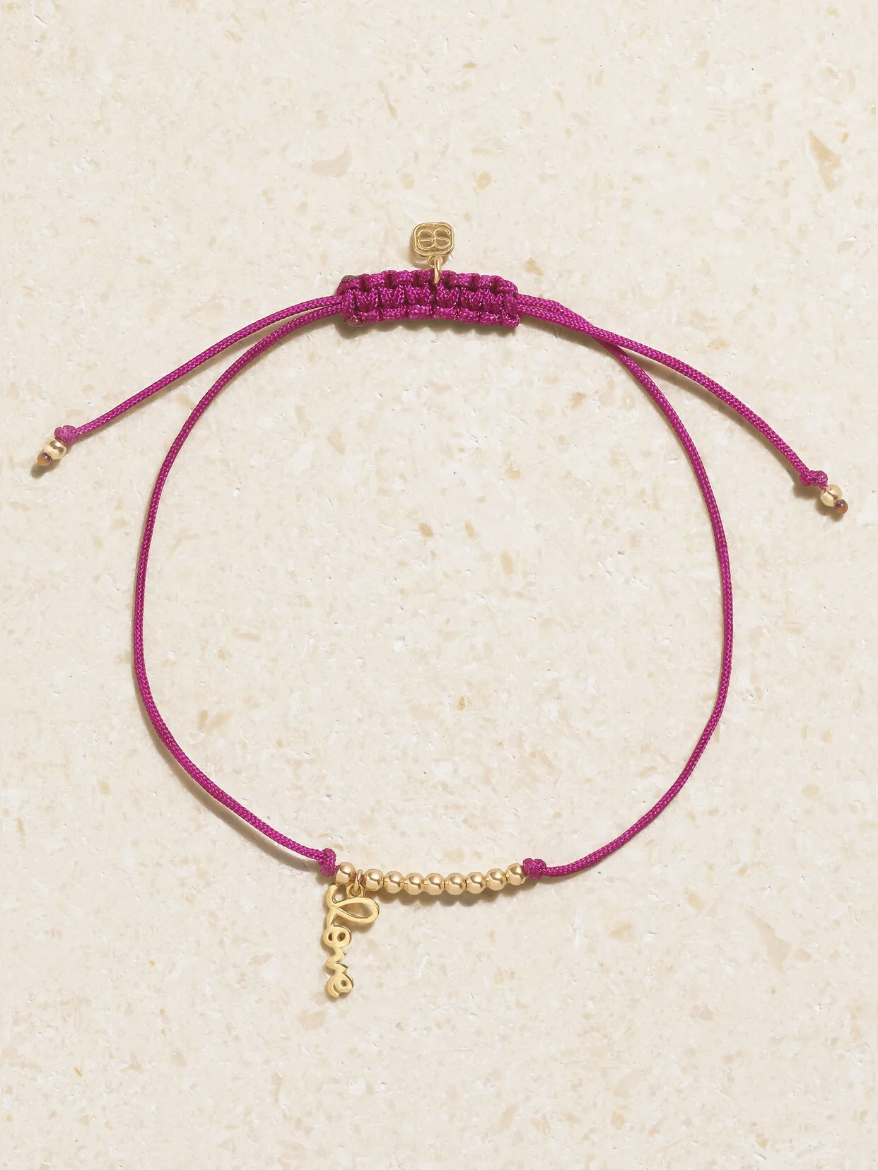 Pure Love 14-karat Gold Cord Bracelet - 1