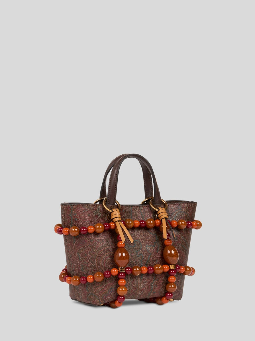 DECORATIVE BAG CAGE WITH MARBLES - 4