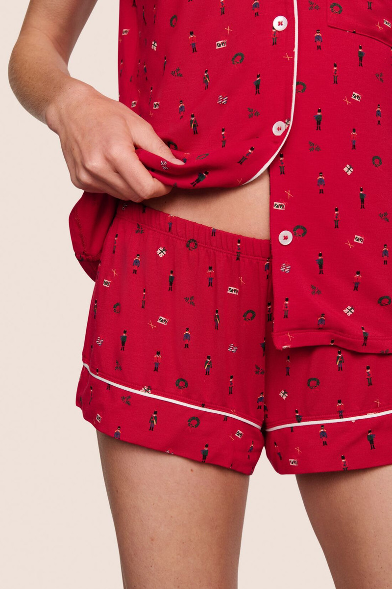 eberjey Gisele Printed TENCEL™ Modal Shortie Short PJ Set outlook