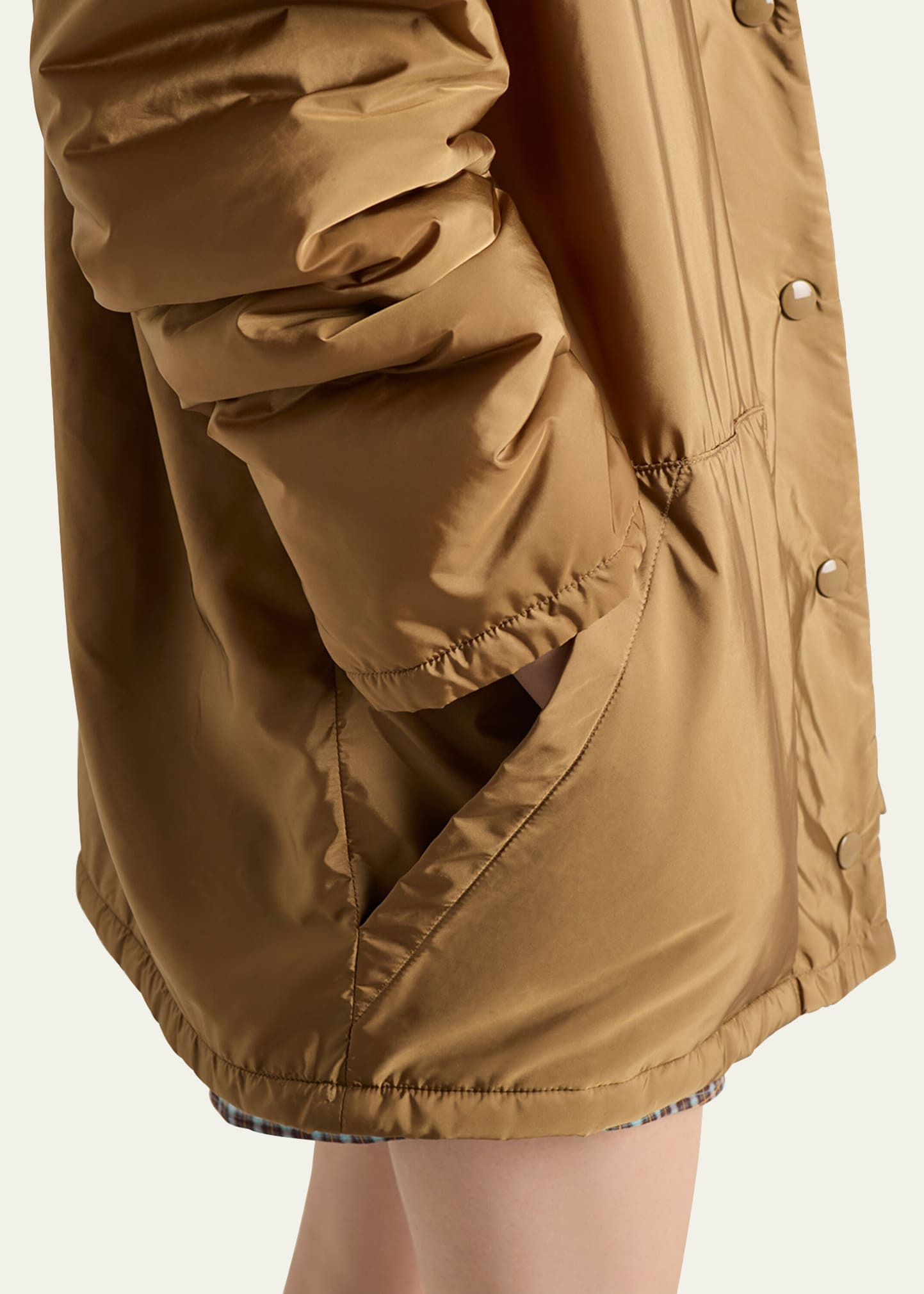 Fleece-Lined Re-Nylon Jacket - 5