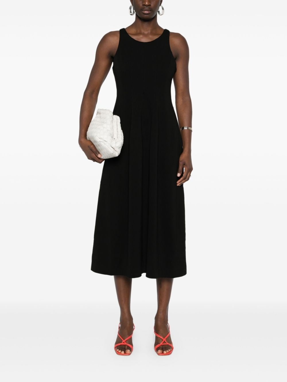 rennes — Auralee | Hard Twist Smooth Dress in Black