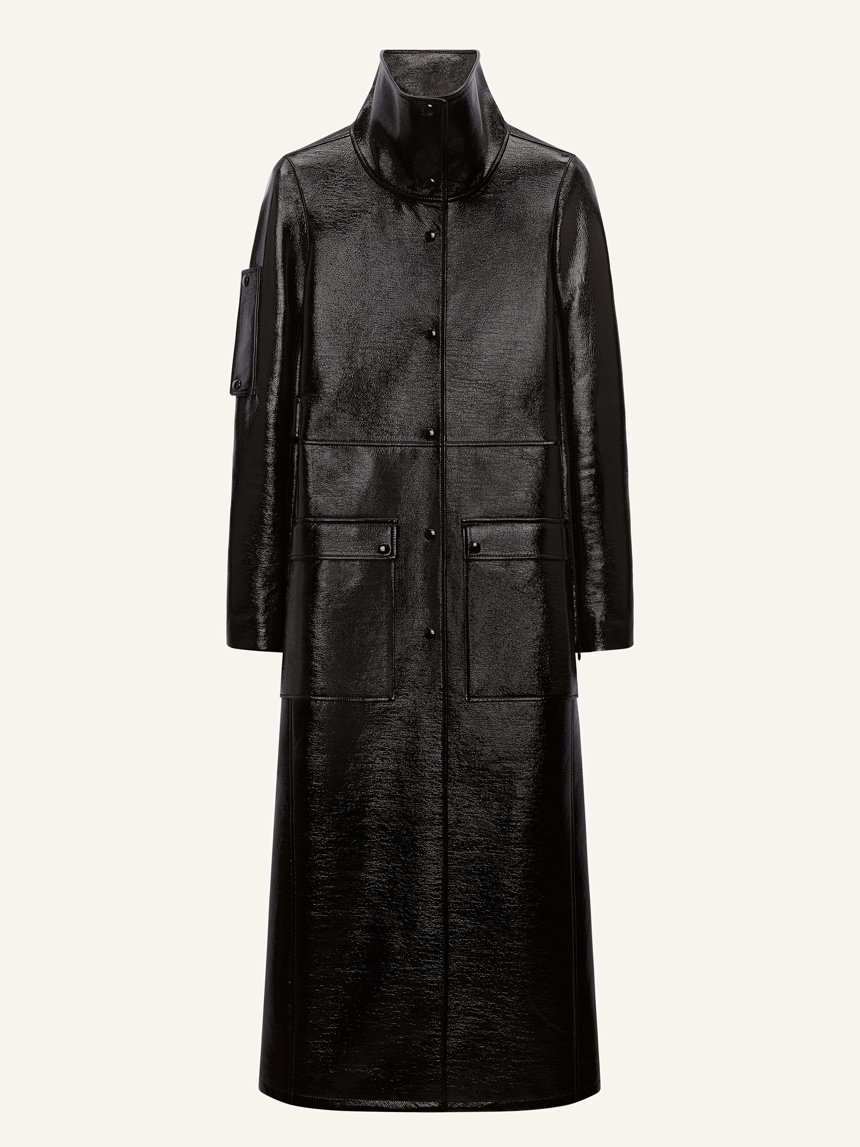 HERITAGE VINYL TRENCH COAT - 6