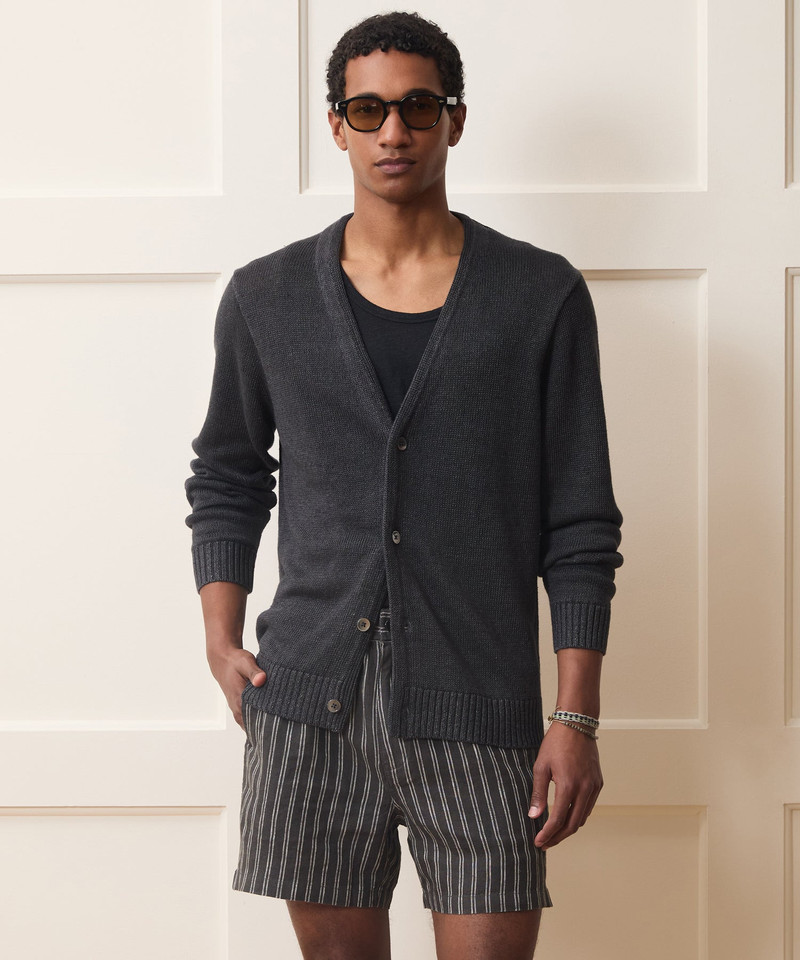 TODD SNYDER Linen Cardigan outlook