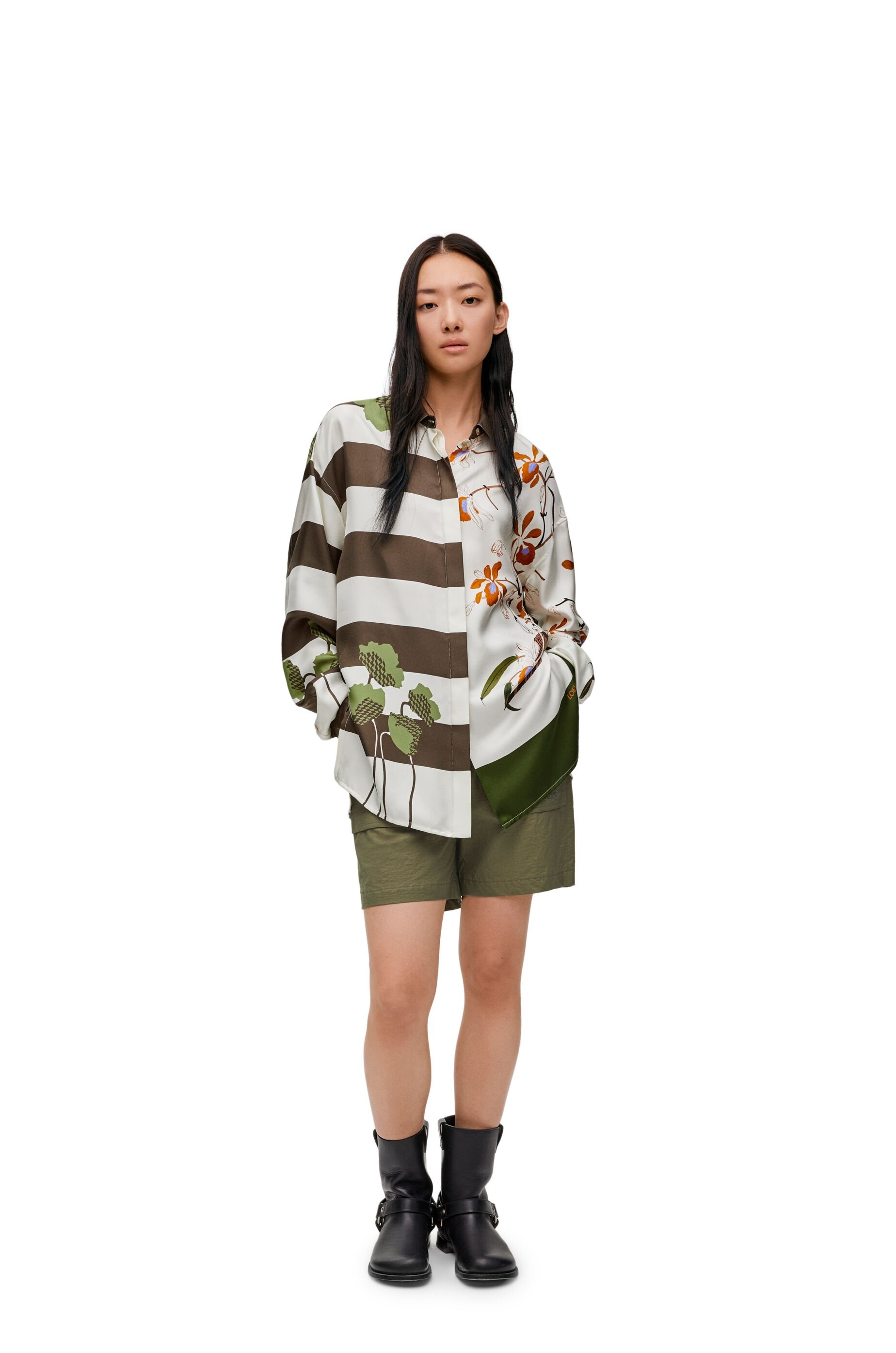 Shorts in cotton blend - 2