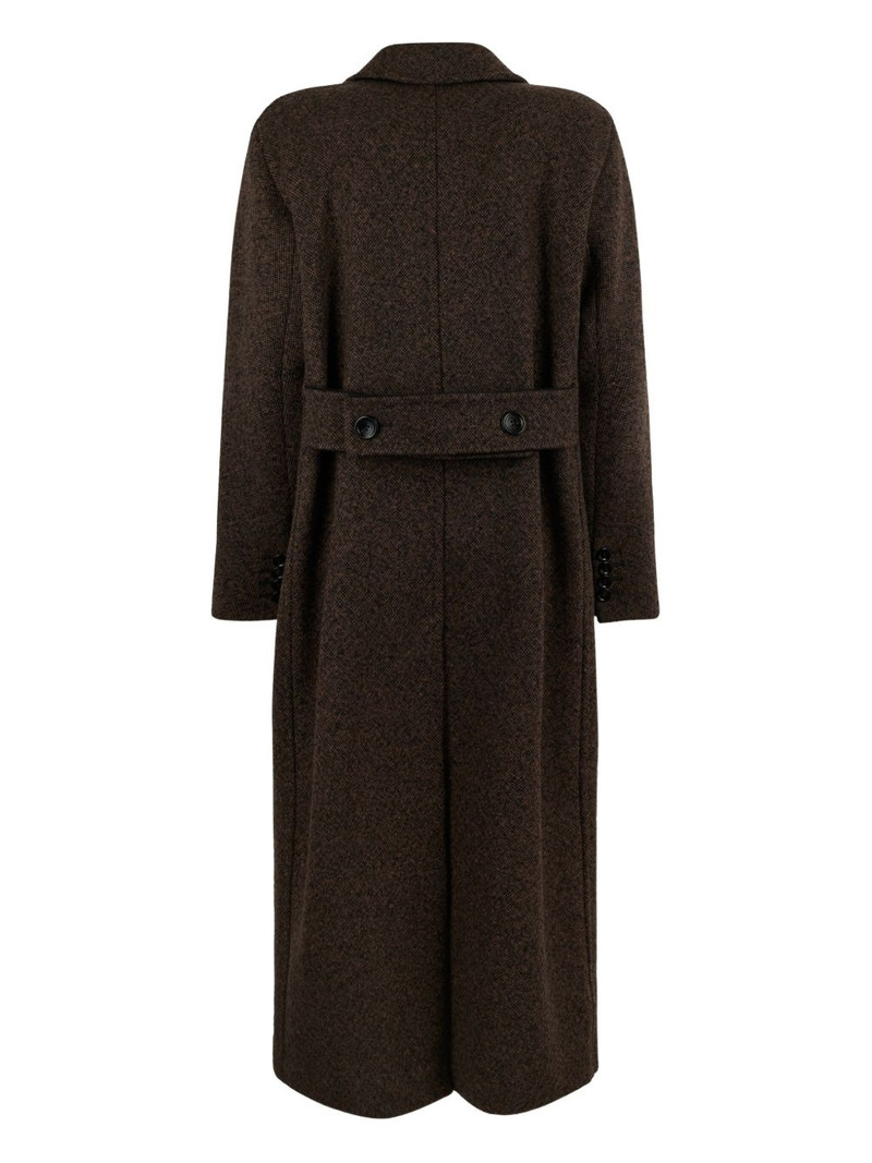 Max Mara Short Teddy double-breasted coat outlook