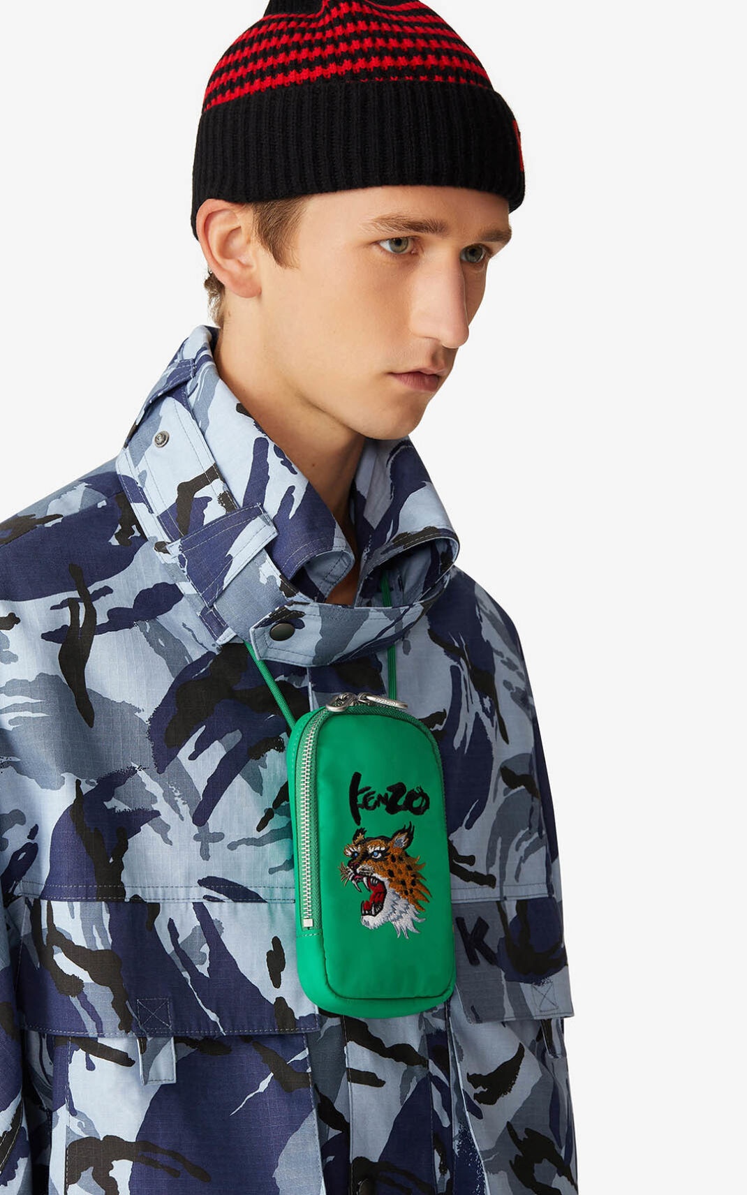 KENZO x KANSAIYAMAMOTO phone pouch with strap - 4