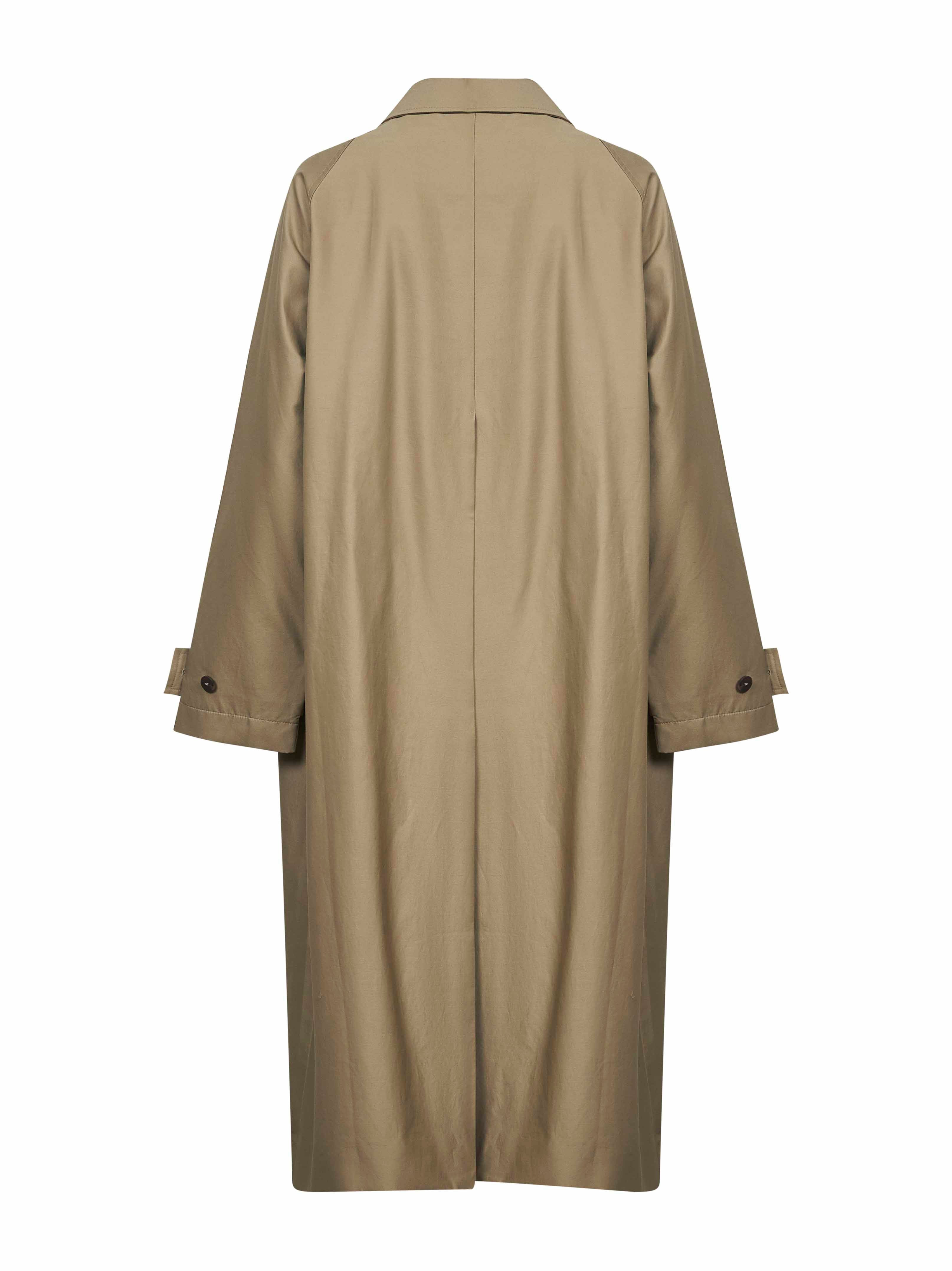 Beige cotton blend twill Holin trench coat - 2