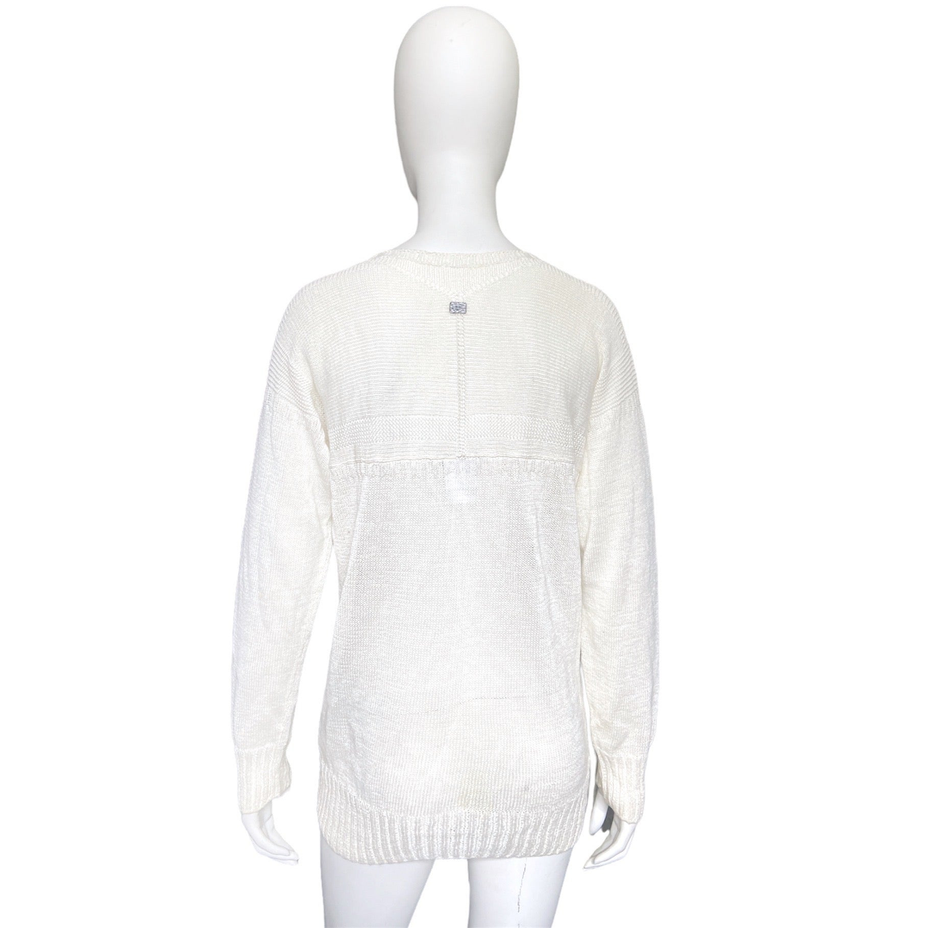 Chanel ss12 Karl square line geometric knit sweater - 4