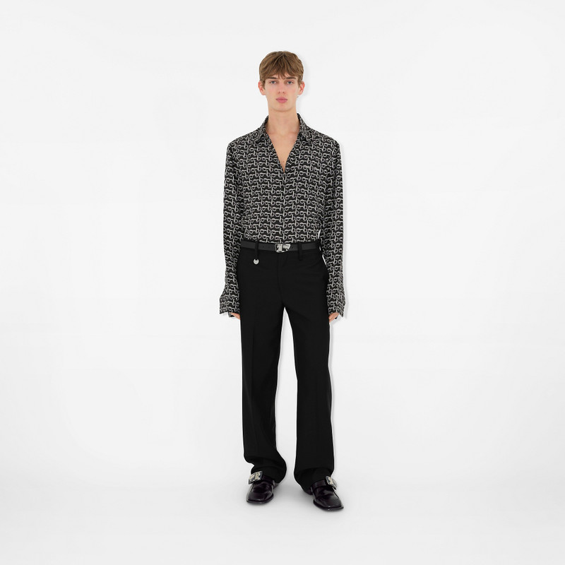 Burberry B Silk Shirt outlook