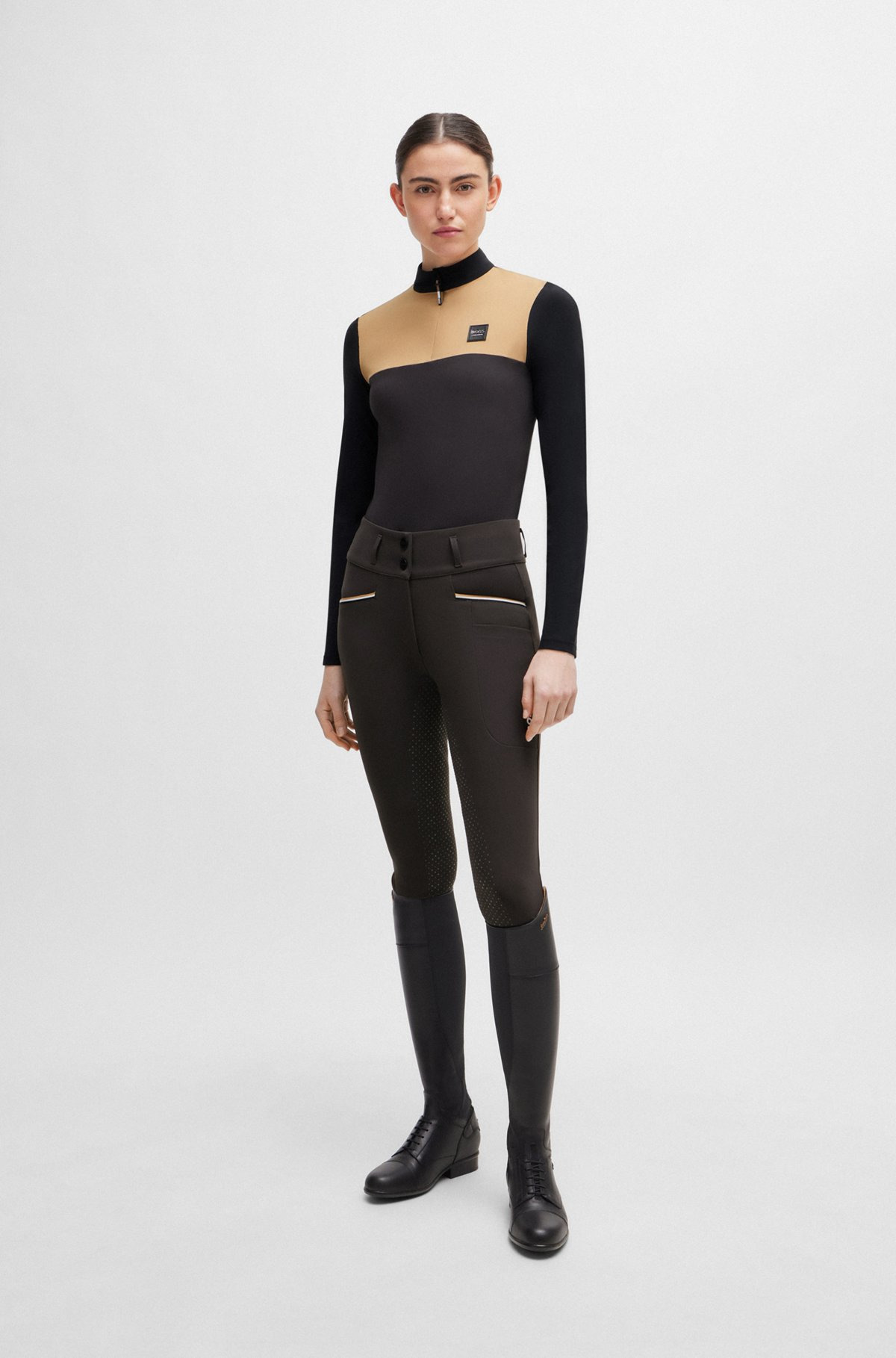 EQUESTRIAN TRAINING TOP IN QUICK-DRYING FABRIC - 2