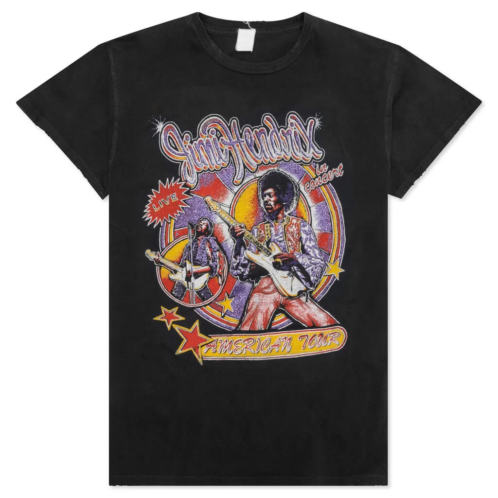 JIMI HENDRIX TEE - BLACK - 1