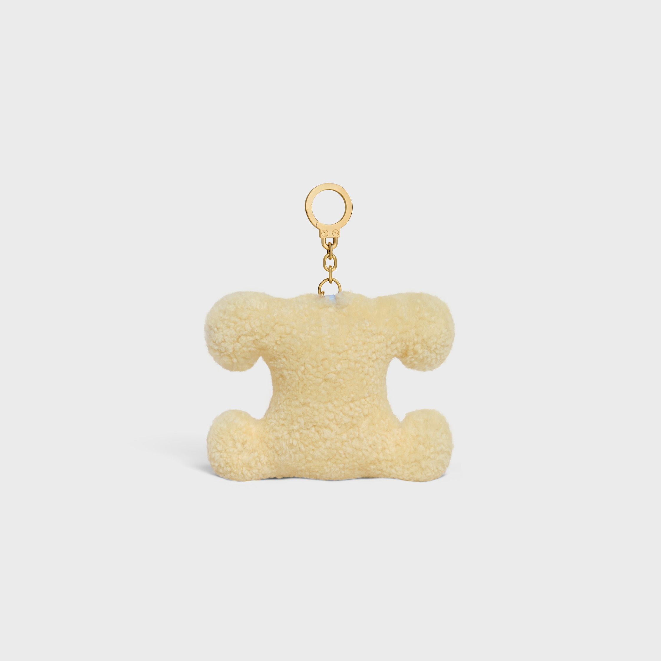 TRIOMPHE POM-POM CHARM IN Shearling and Calfskin - 3