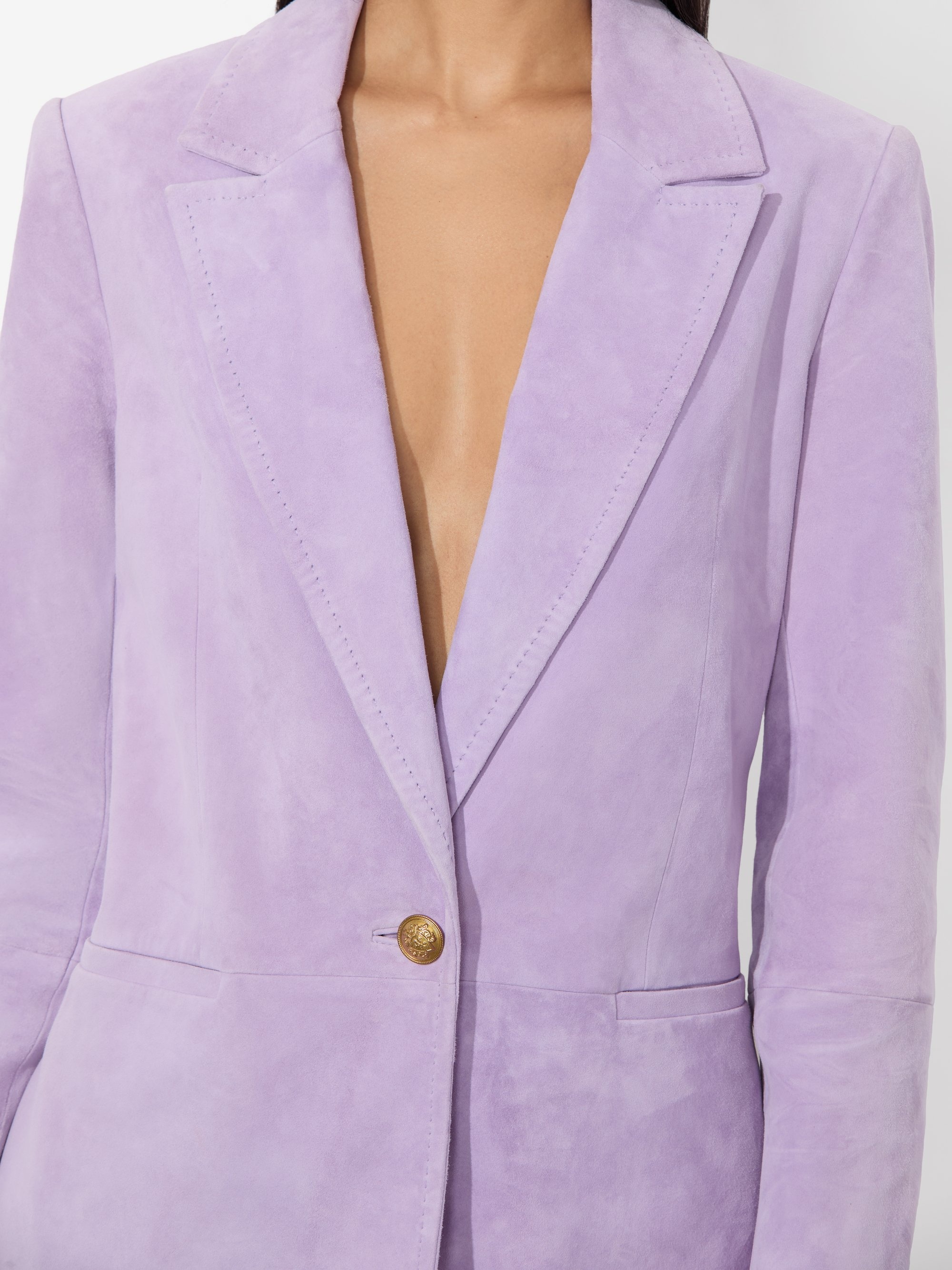 HADLIE SUEDE BLAZER - 5