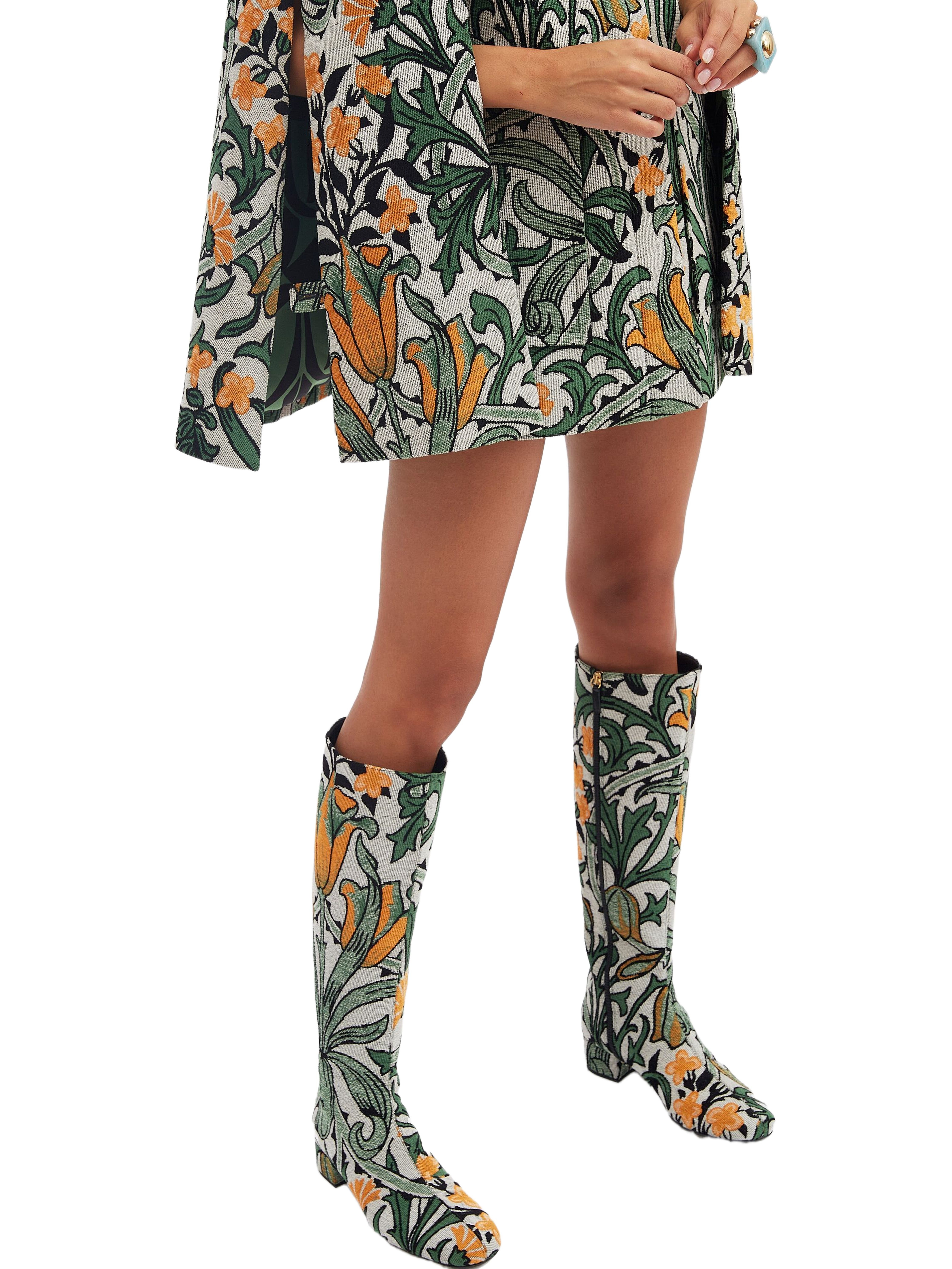 La DoubleJ Edie Boots Jacquard Delta Ivory at Nordstrom - 3