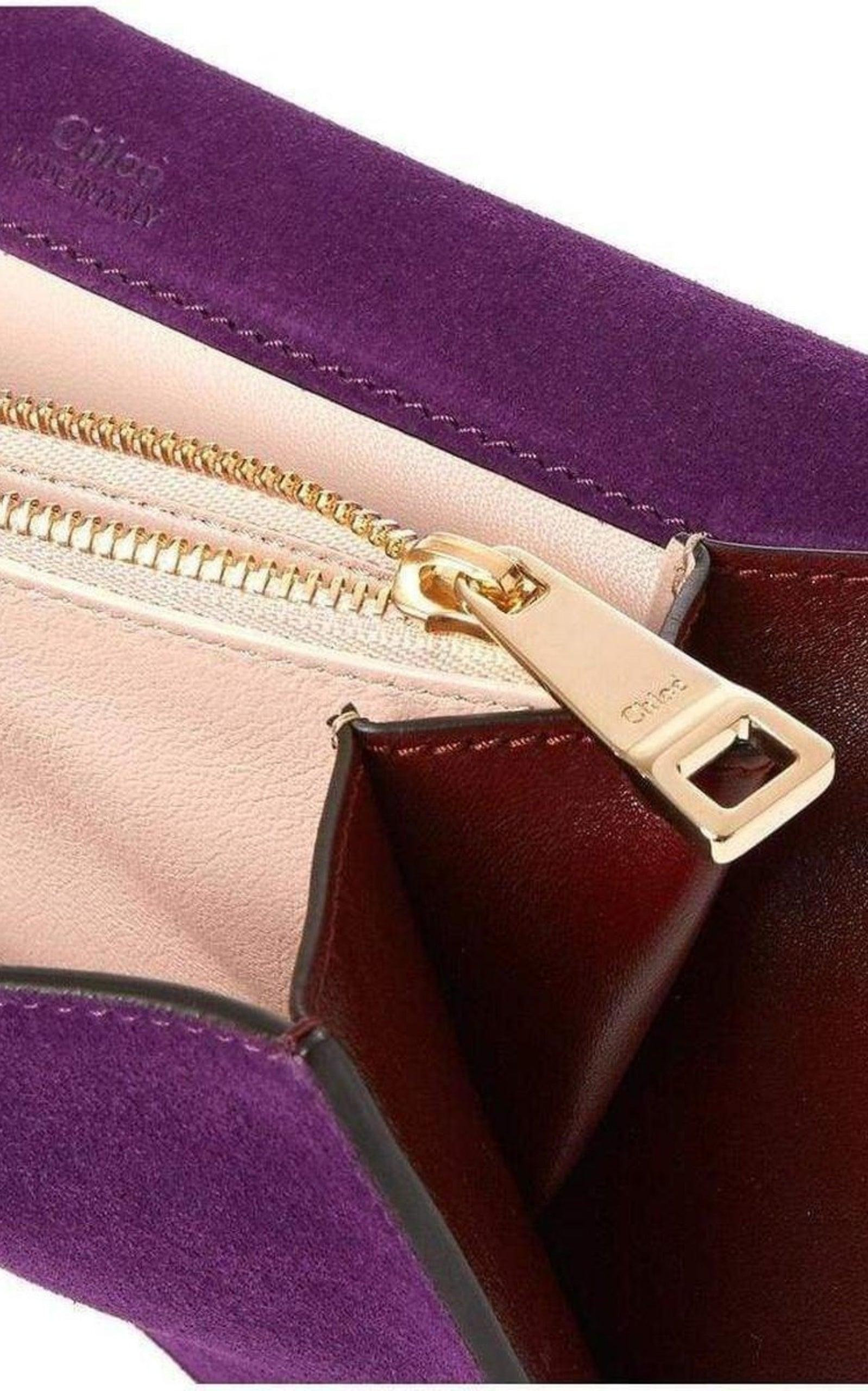 Gabrielle Burgundy Leather Clutch - 4