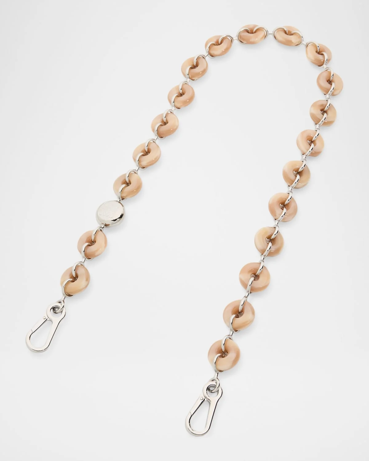 Donut Chain Shoulder Strap in Acetate and Stainless Steel - 1